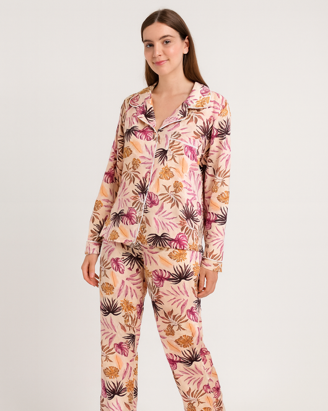 Pijama Brisa Dorada en pantalón