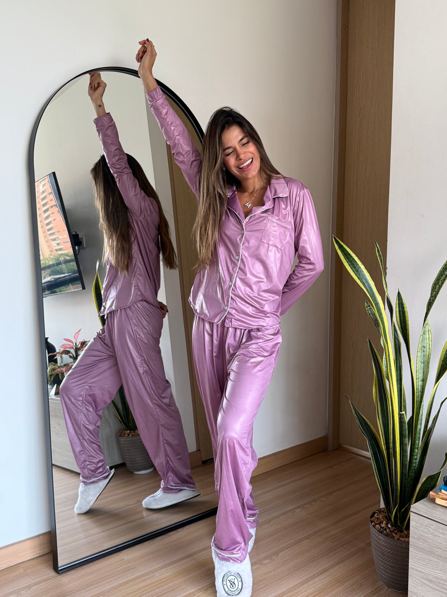 Conjunto Pantalon Pure Confort Lila
