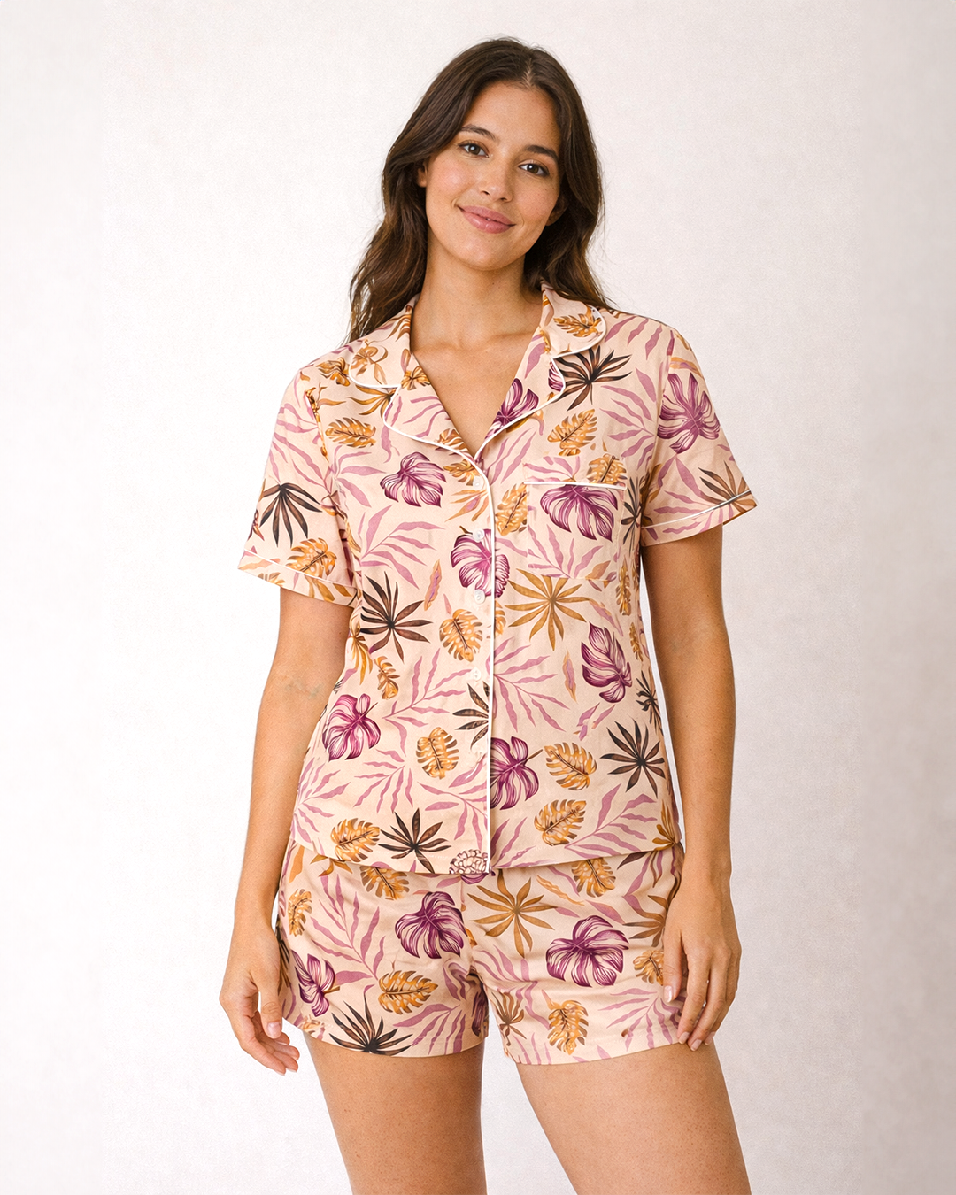 Pijama Brisa Dorada en short