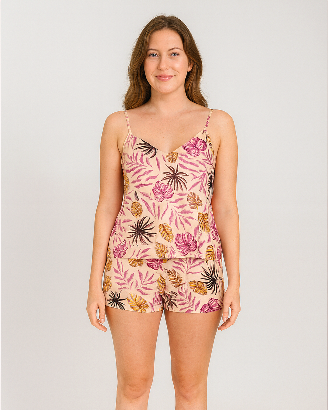 Pijama Brisa Dorada en short