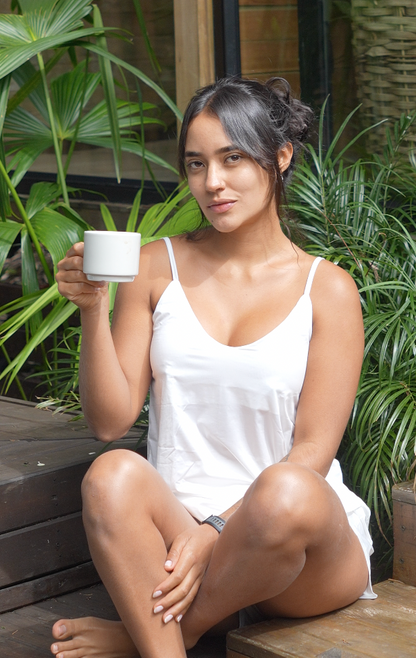 Pijama White Noise en short