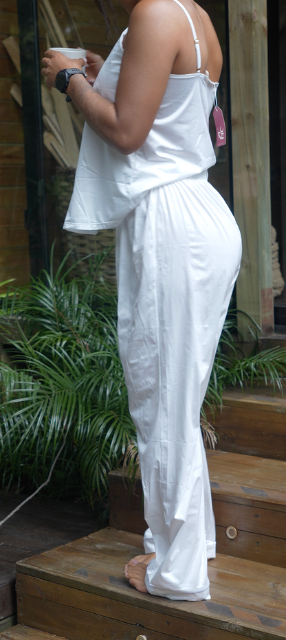 Pijama White Noise en pantalón