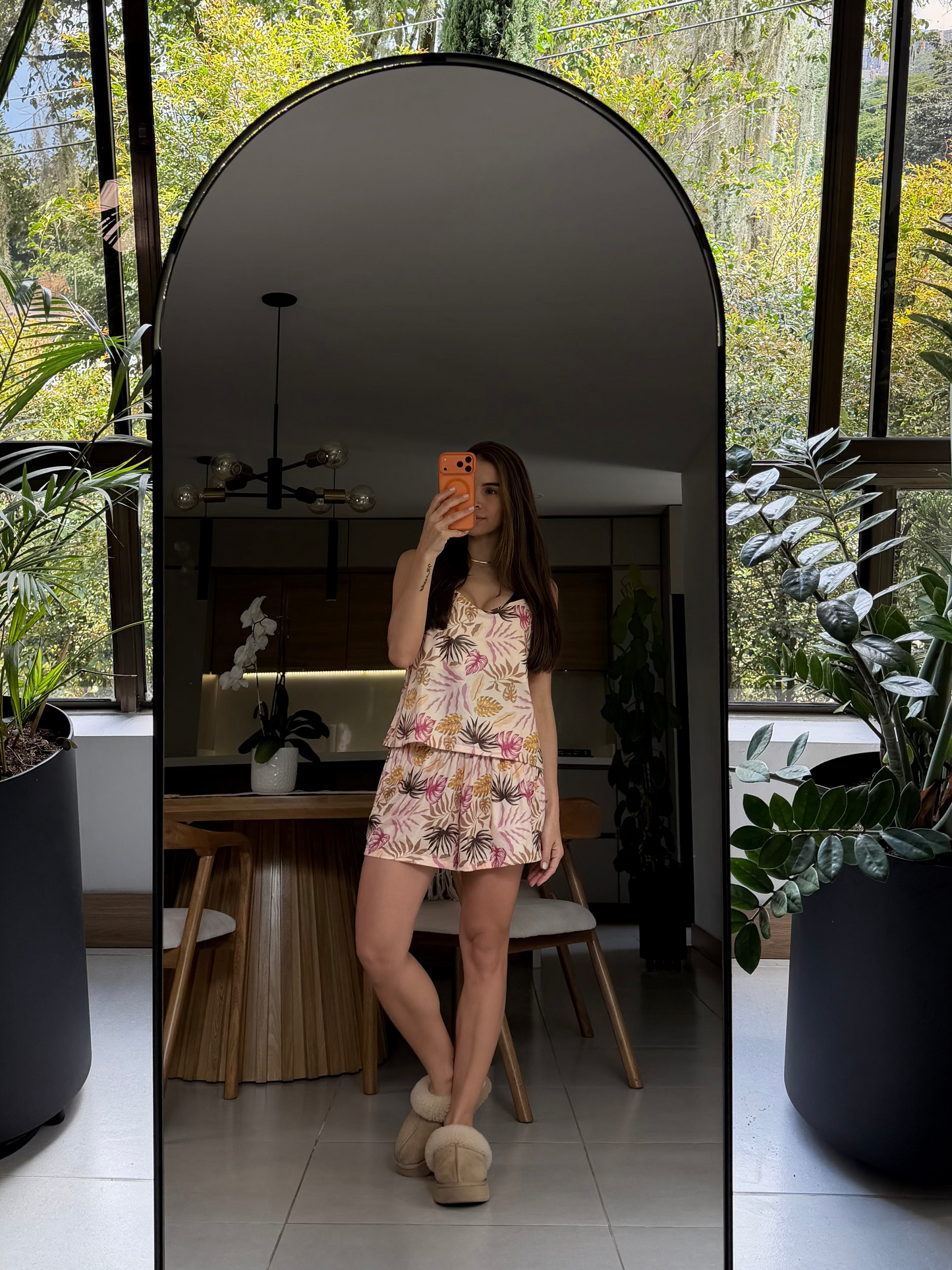 Pijama Brisa Dorada en short