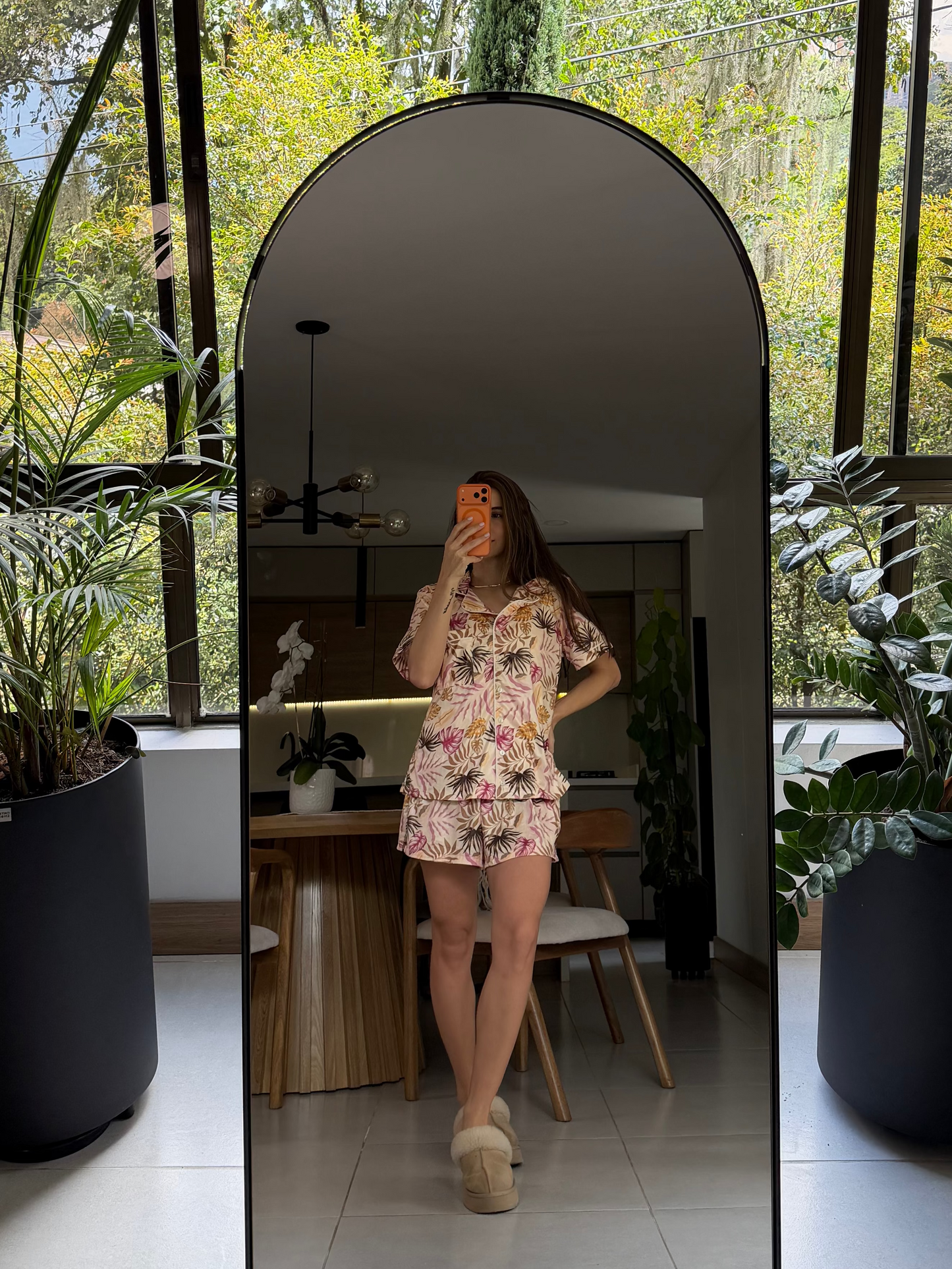 Pijama Brisa Dorada en short